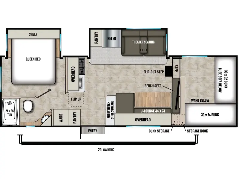 2026 Chaparral by Coachmen 218 Lite