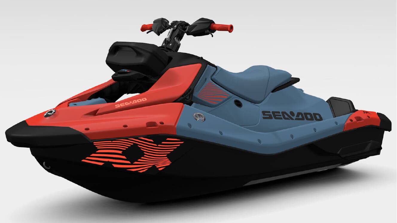 A photo of this 2027 Sea-Doo Spark X Trixx for 1 110 hp iBR, iDF and Audio in opt