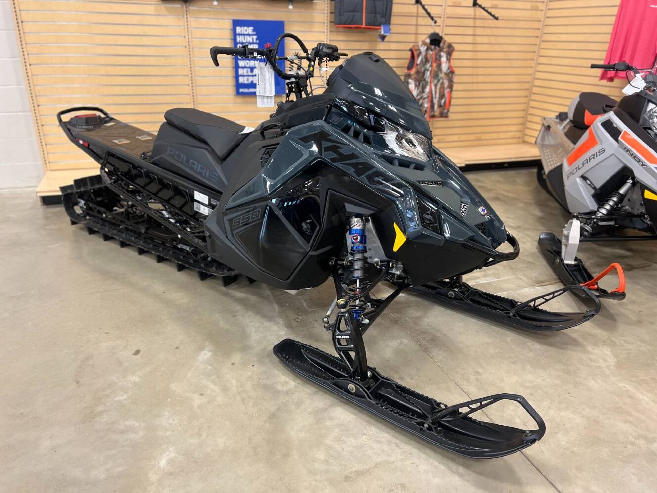 A photo of this 2026 Polaris 850 RMK Khaos 155 SC