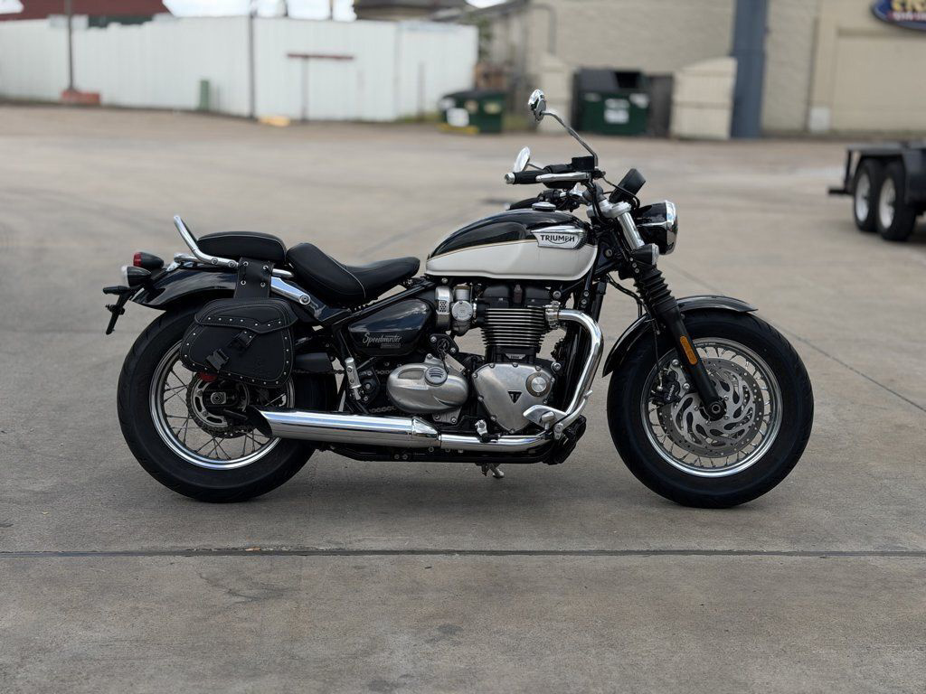 2023 Triumph Bonneville Speedmaster Sapphire BlackFusion White BASE in La Marque, TX