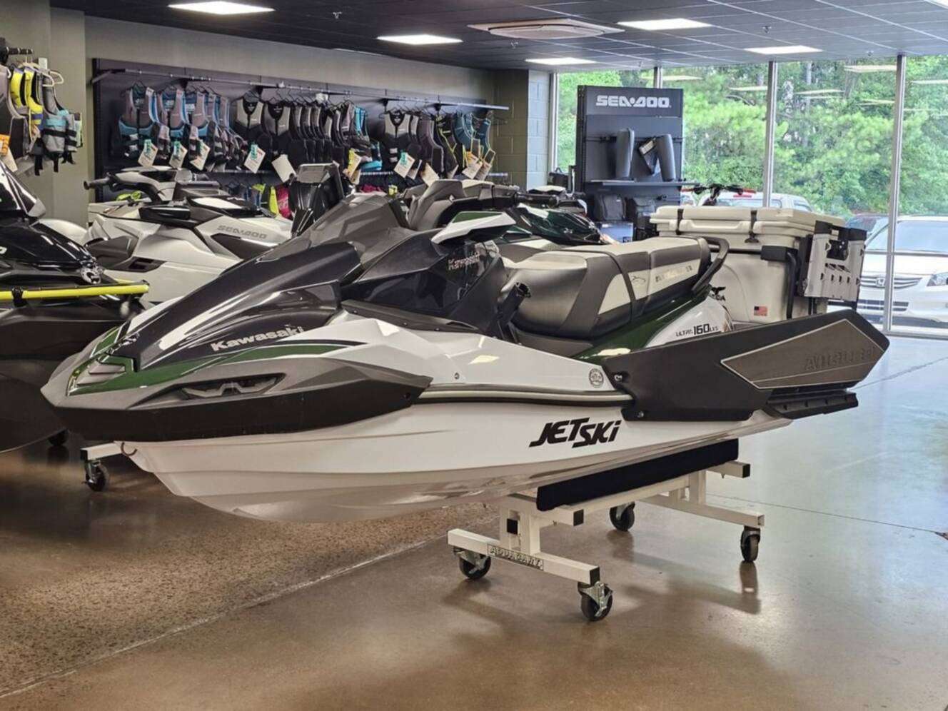 A photo of this 2025 Kawasaki Ultra® 160LX-S Angler