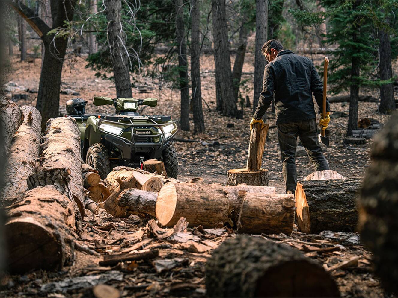 A photo of this 2026 Kawasaki Brute Force® 750 SE EPS