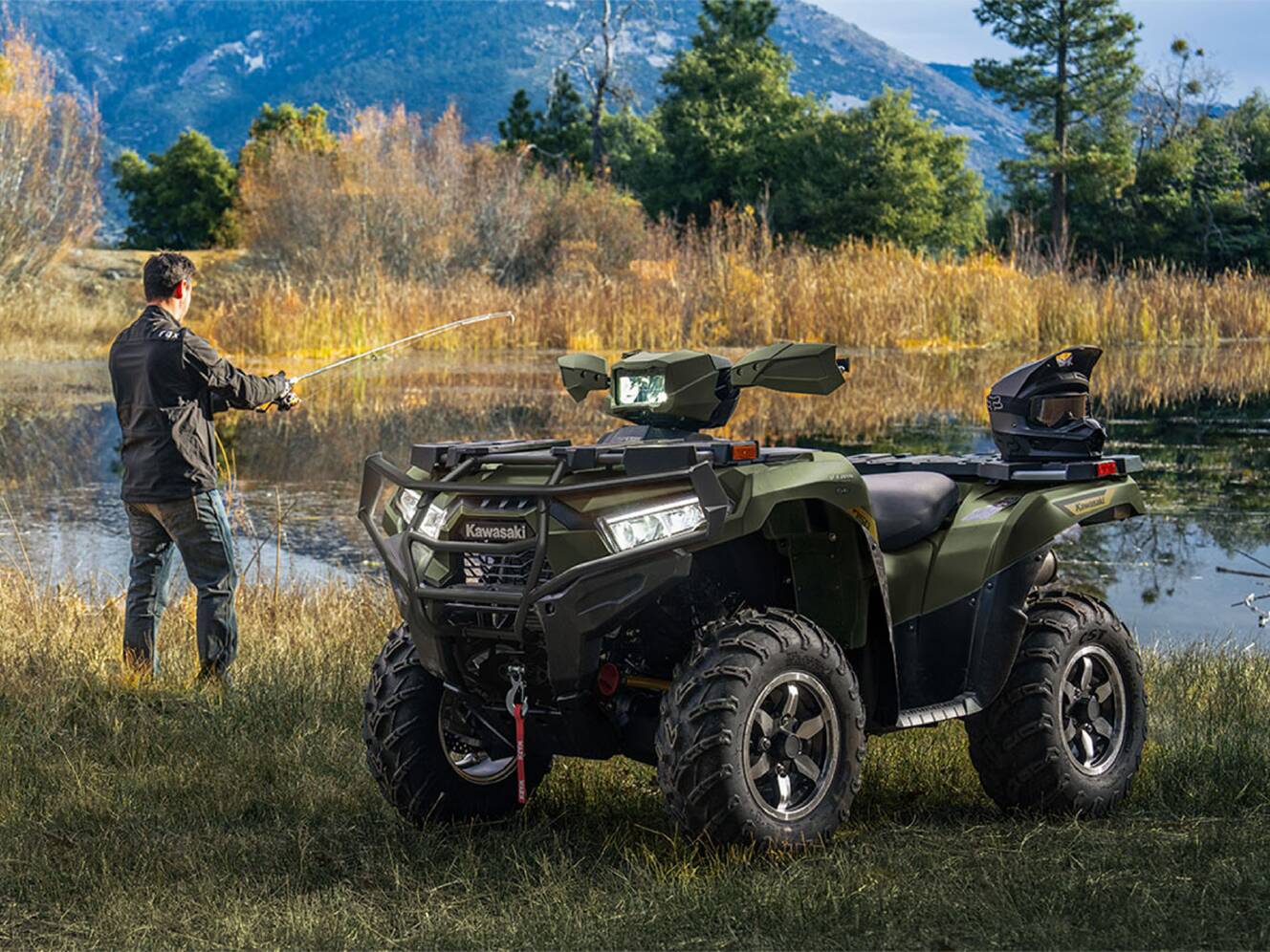 A photo of this 2026 Kawasaki Brute Force® 750 SE EPS