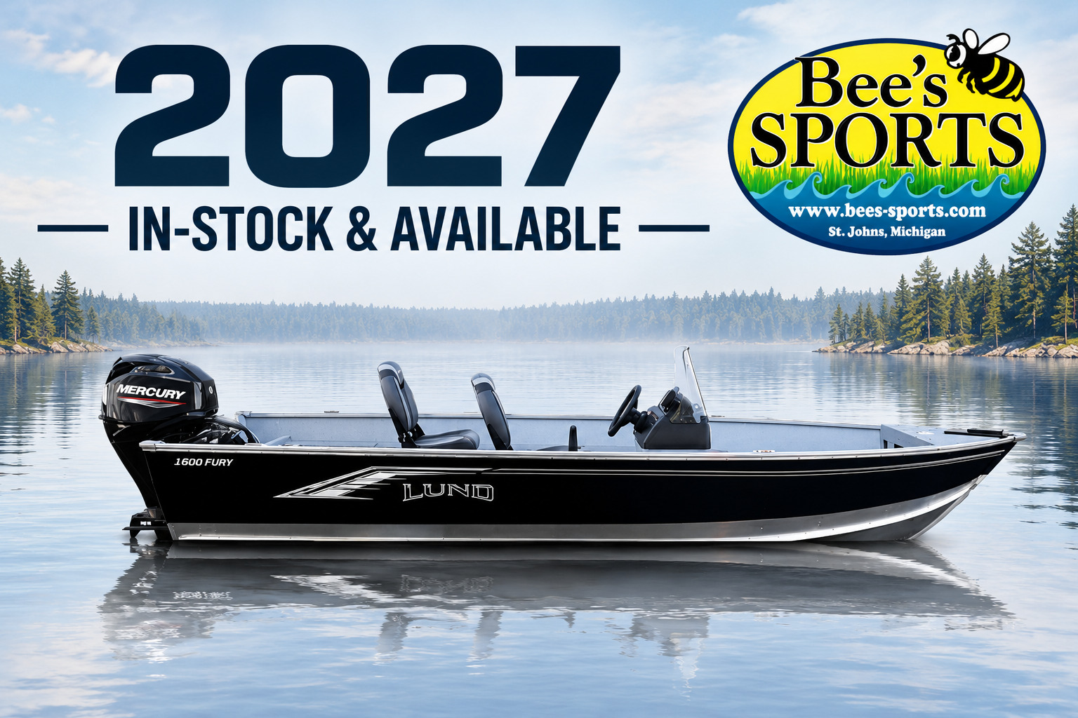 2027 Lund 1600 FURY SS in st. johns MI