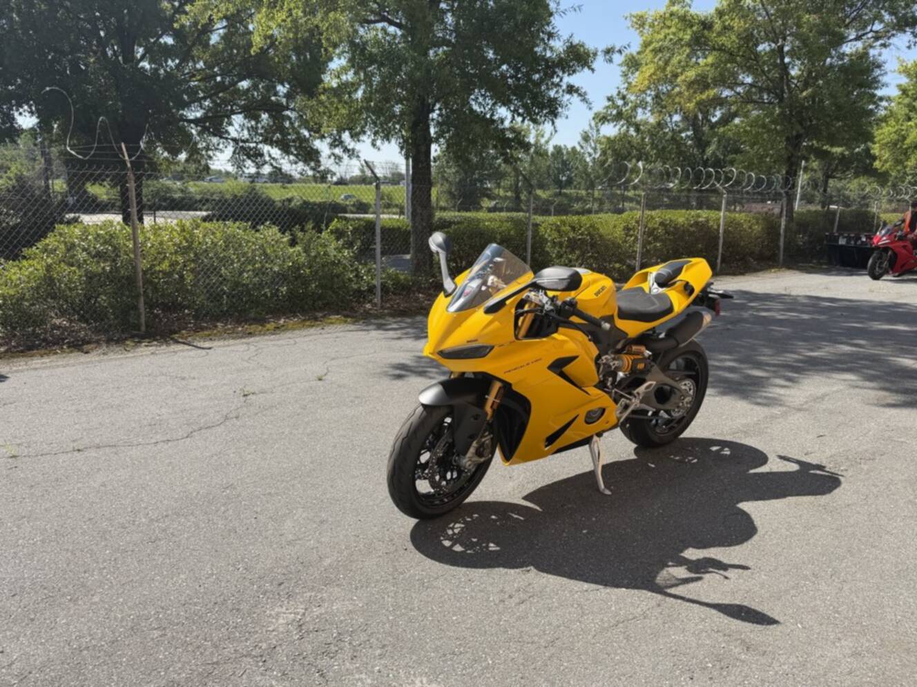 A photo of this 2026 Ducati Panigale V2 S Ducati Yellow