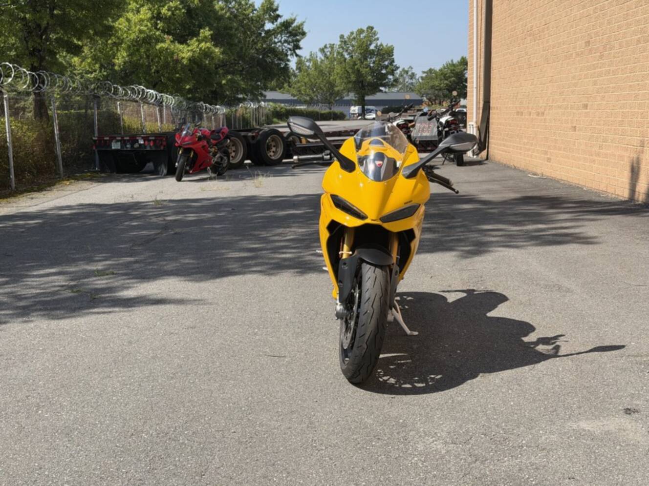 A photo of this 2026 Ducati Panigale V2 S Ducati Yellow