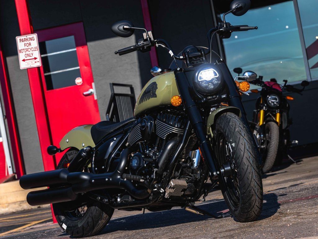 2026 Indian Motorcycle® Chief® Bobber Dark Horse® Moss Green DARK HORSE in New Braunfels, TX