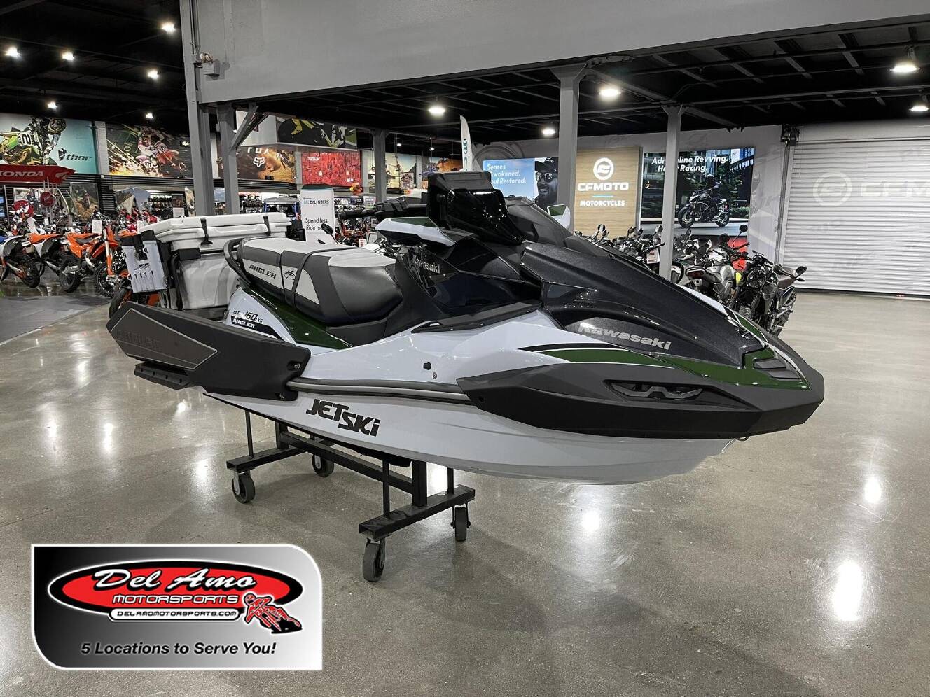 A photo of this 2025 Kawasaki JET SKI ULTRA 160LX-S ANGLER