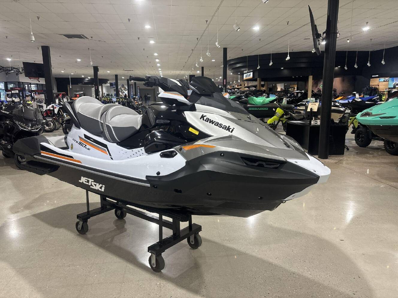 A photo of this 2026 Kawasaki JET SKI STX 160LX