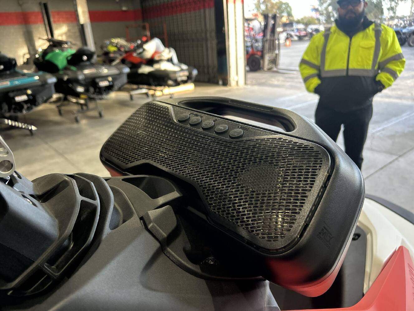 A photo of this 2026 Sea-Doo SPARK FOR 3 90 TRIXX (SOUND SYSTEM)