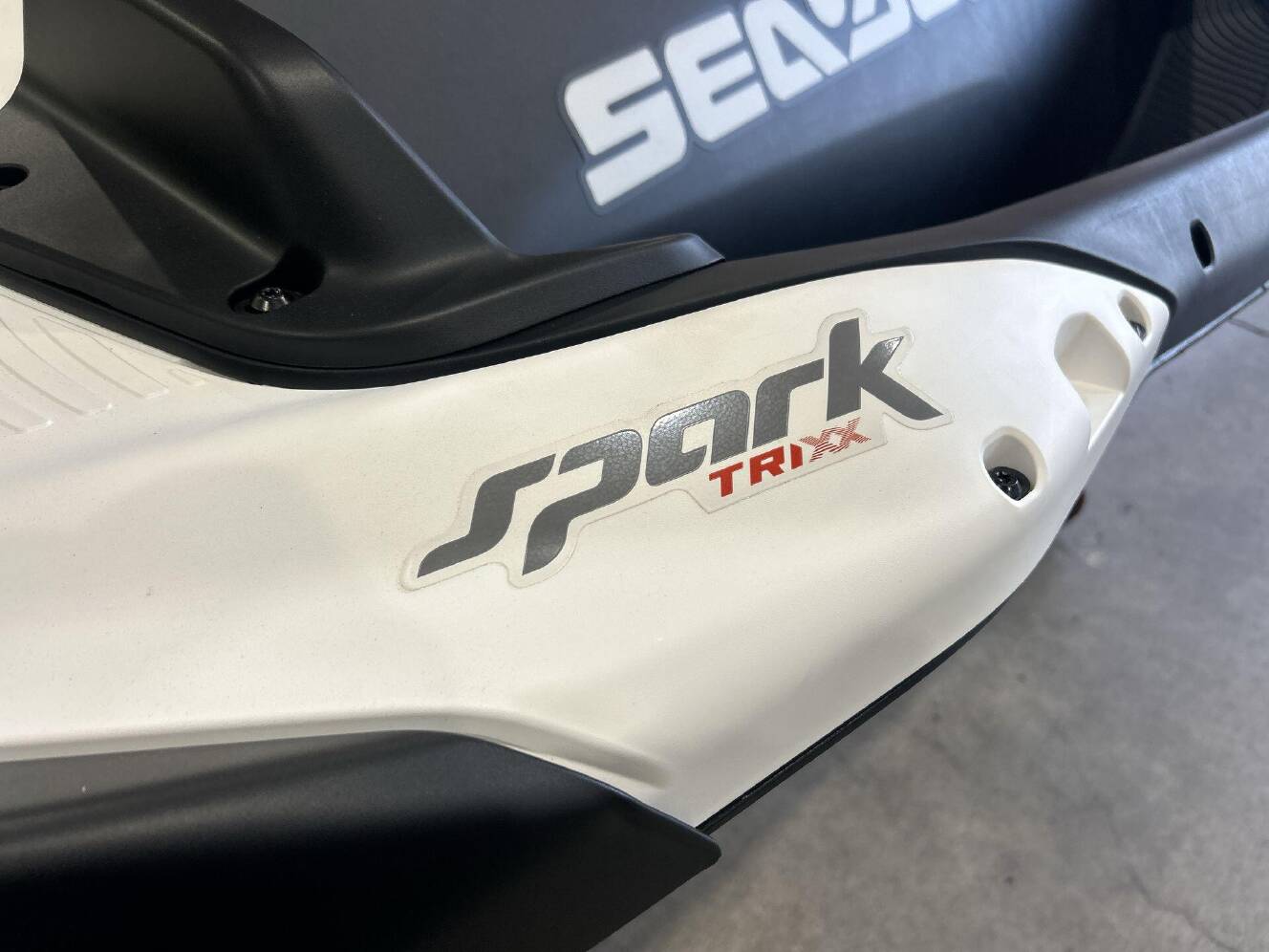 A photo of this 2026 Sea-Doo SPARK FOR 3 90 TRIXX (SOUND SYSTEM)