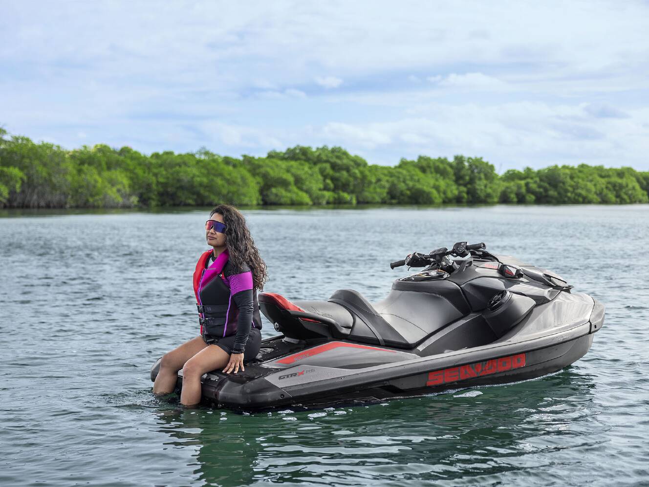 A photo of this 2026 Sea-Doo GTR-X 300 iBR Tech Package