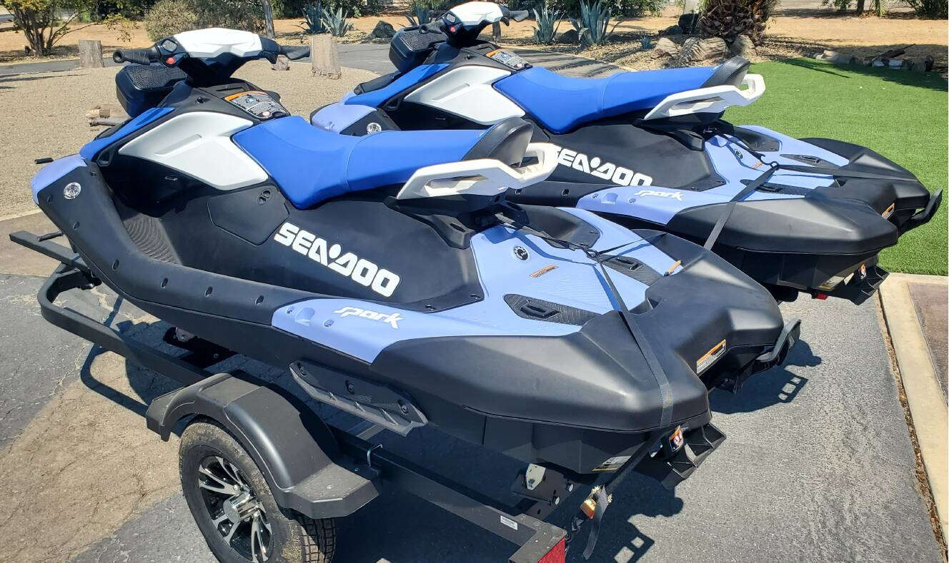 A photo of this 2026 Sea-Doo SPARK 3-UP ROTAX 900 ACE IBR & SOUND SYSTEM