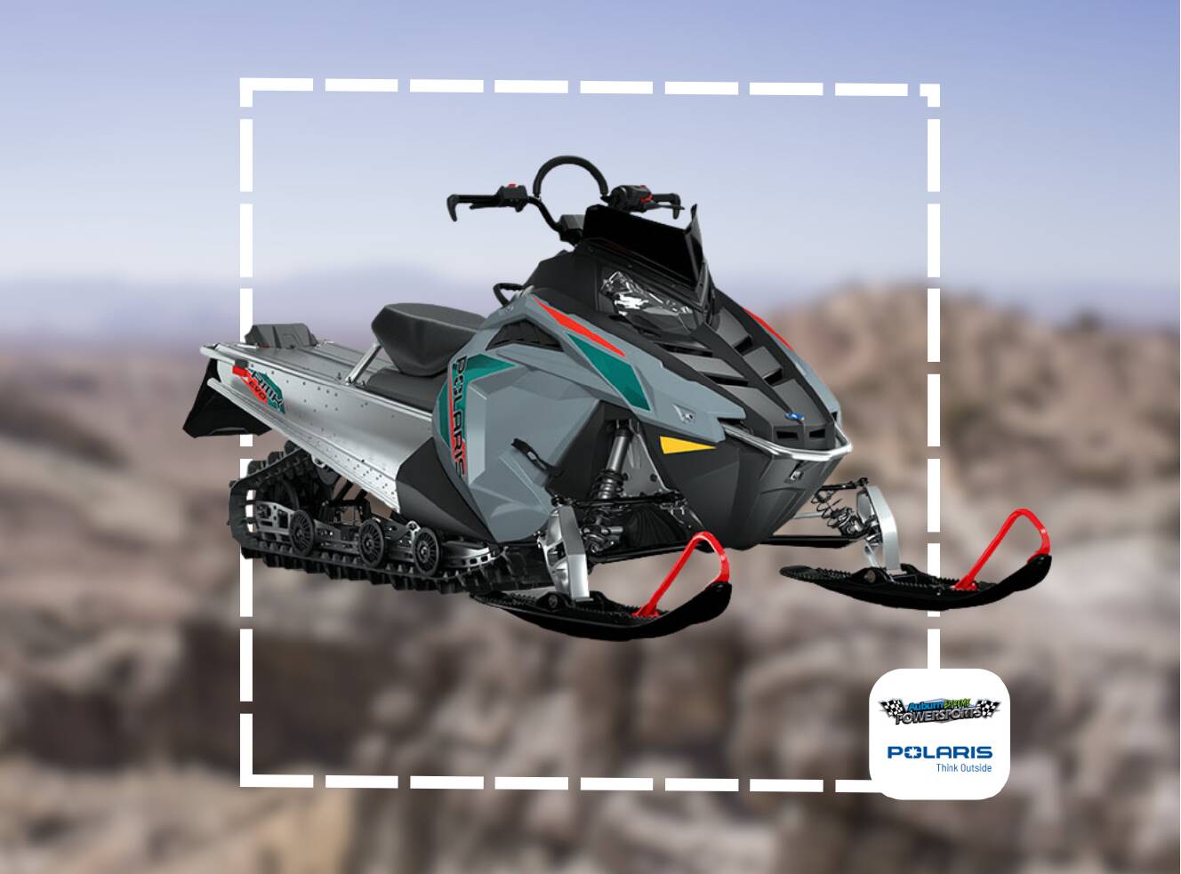 A photo of this 2026 Polaris 550 RMK EVO 144 ES