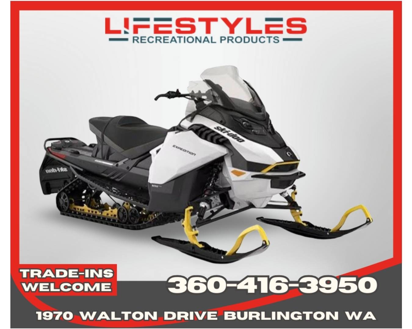 2025 Ski-Doo Expedition Electric Rotax E-Power ES Cobra 1.6 w/ 10.2 850 E-TEC in burlington WA