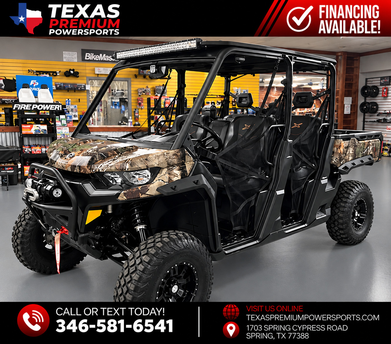 2022 Can-Am DEFENDER HD10 MAX XMR DPS 4X4 EFI DPS HD10 in spring TX