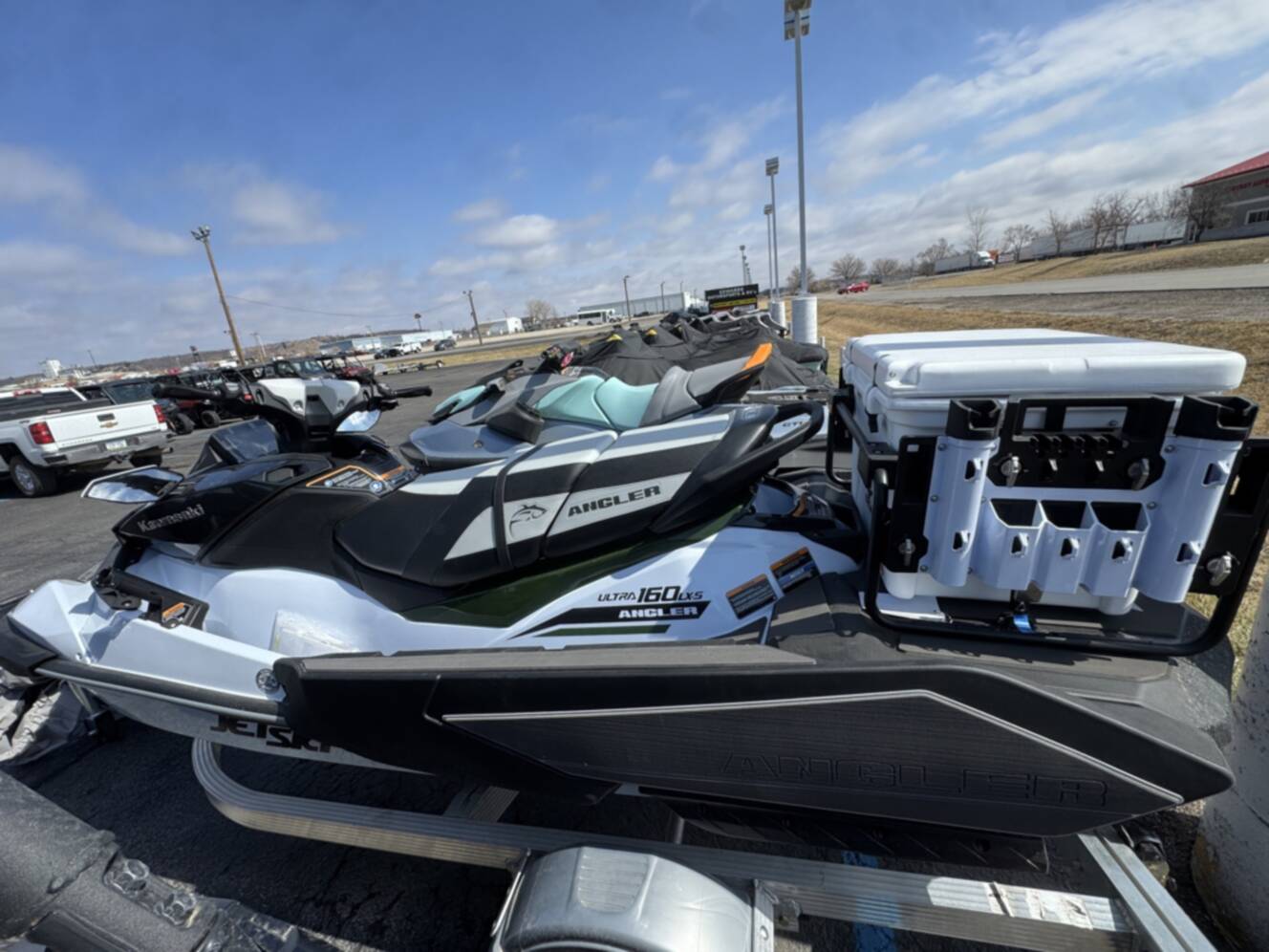 A photo of this 2025 Kawasaki ULTRA 160LX-S ANGLER