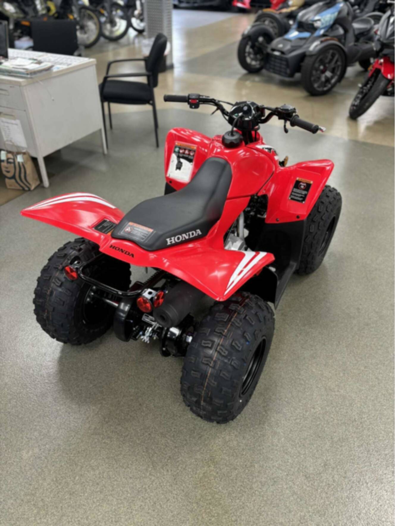 A photo of this 2026 Honda TRX 90X