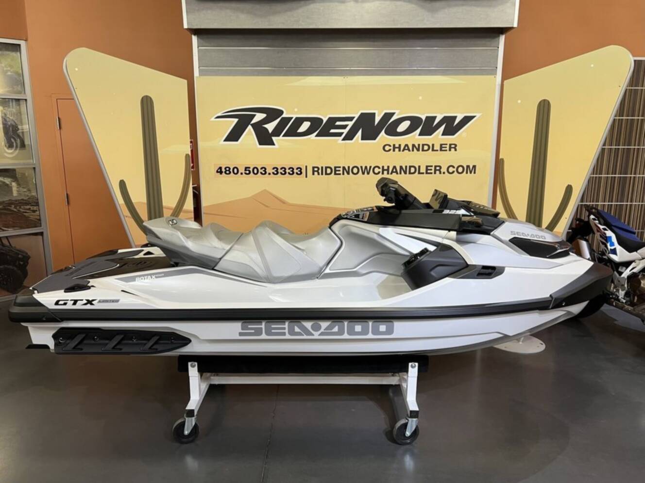 A photo of this 2026 Sea-Doo GTX Limited 325 White Pearl Premium