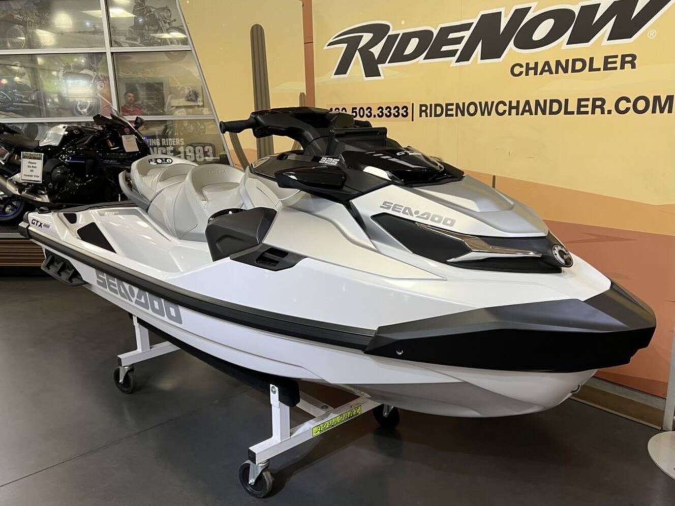 A photo of this 2026 Sea-Doo GTX Limited 325 White Pearl Premium