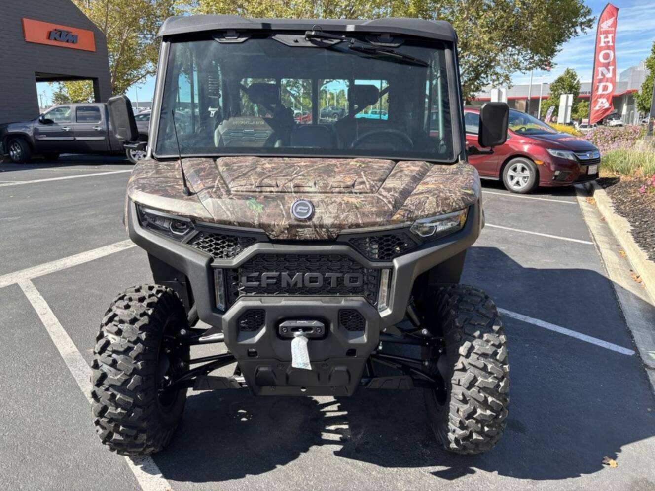 A photo of this 2027 CFMOTO UFORCE U10 XL Pro Highland EPS TrueTimber® Kanati Camo