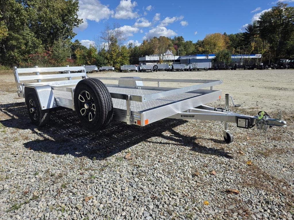 2027 Bear Track Trailers 80" Wide HD Poly Deck Utility Trailer with Brakes B in Swanzey, NH