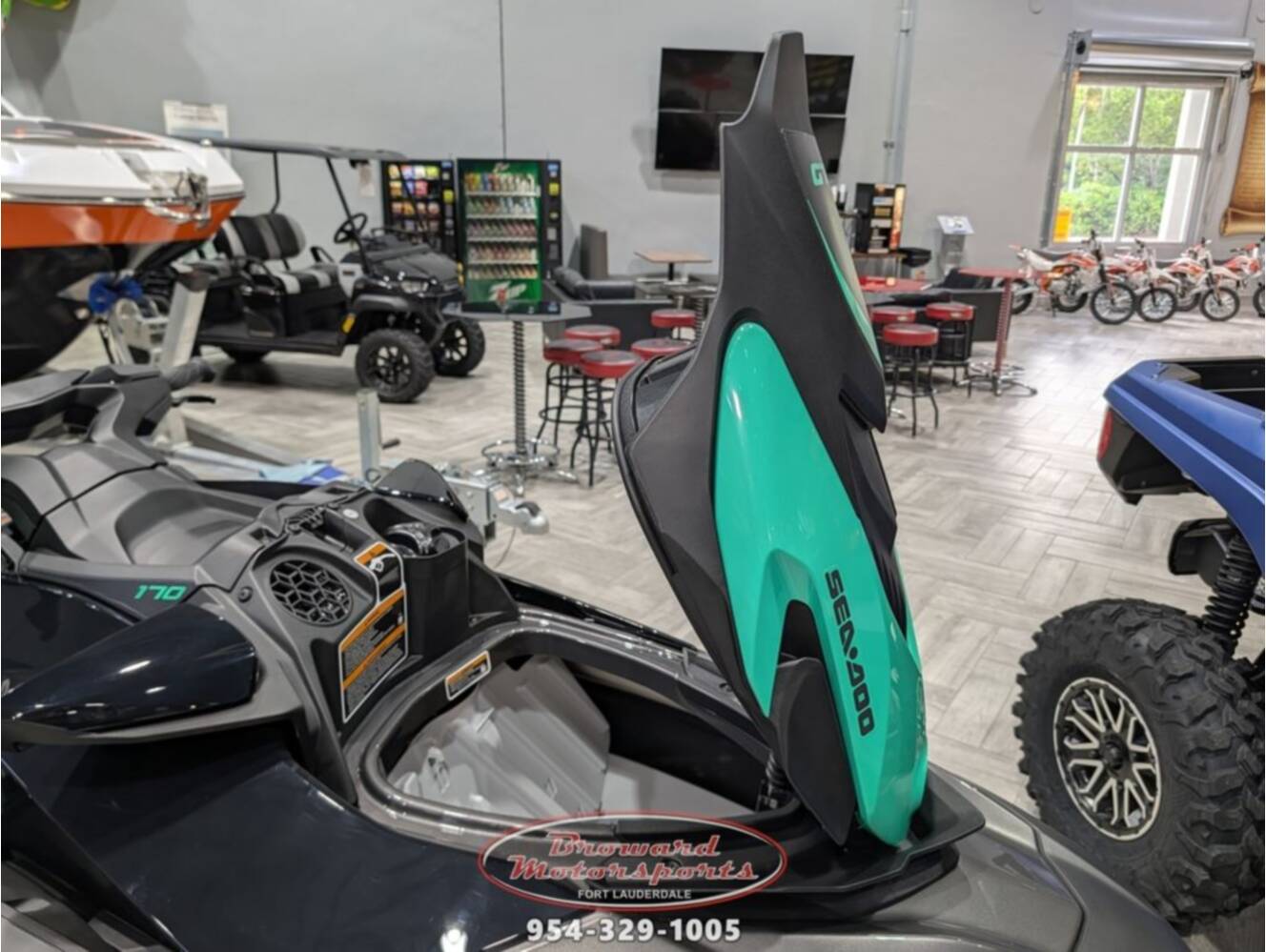 A photo of this 2026 Sea-Doo GTI SE 170 Tech, Audio, iDF, iBR