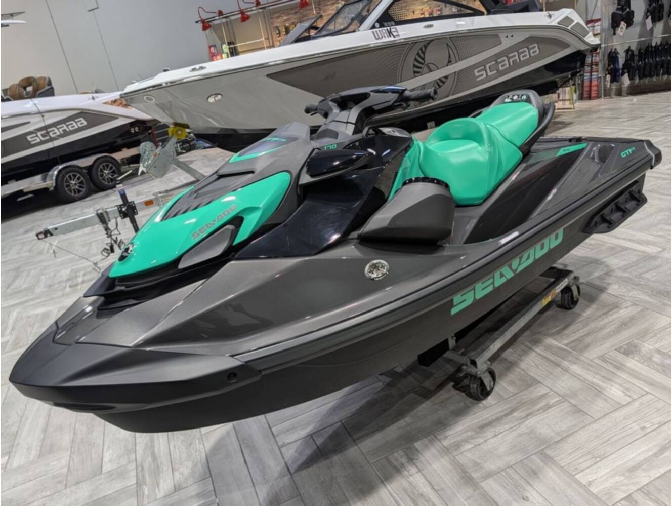 A photo of this 2026 Sea-Doo GTI SE 170 Tech, Audio, iDF, iBR