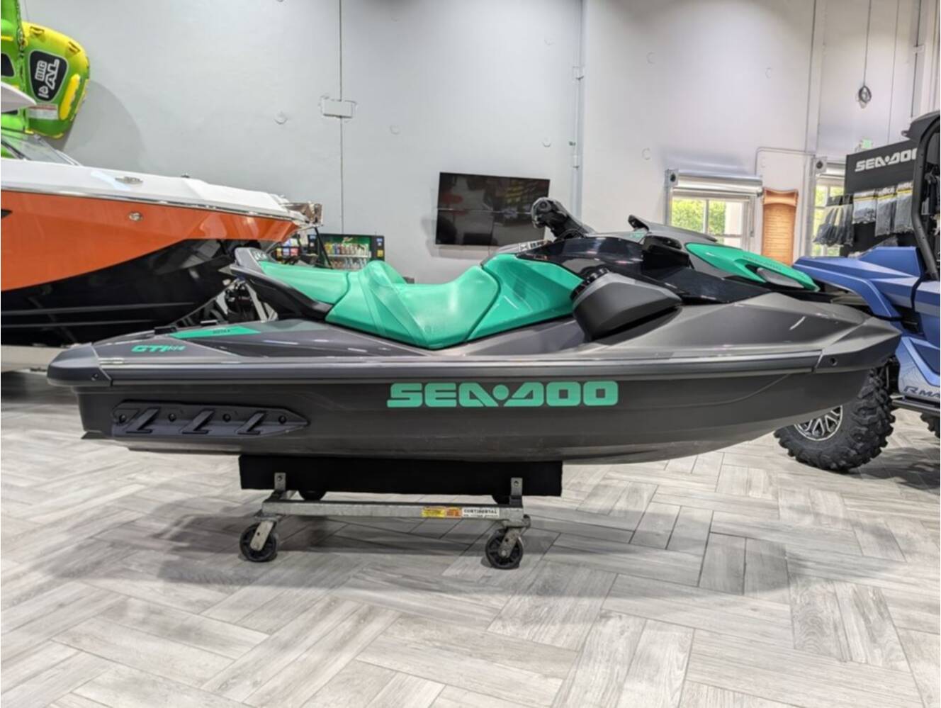A photo of this 2026 Sea-Doo GTI SE 170 Tech, Audio, iDF, iBR