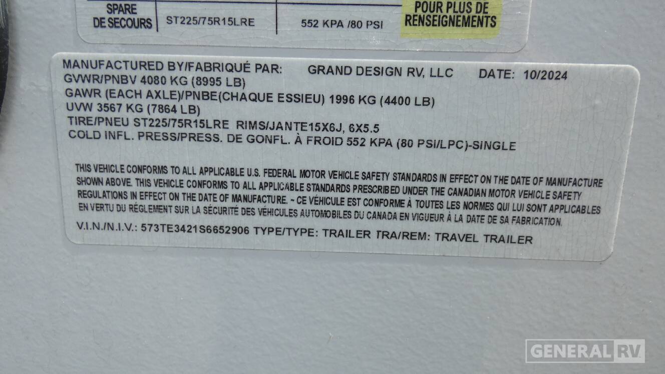 A photo of this 2025 Grand Design IMAGINE 2970RL