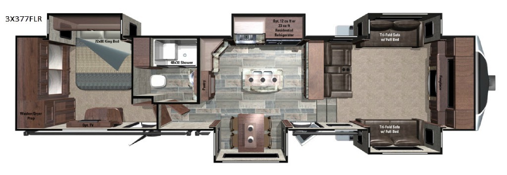 2017 Highland Ridge Rv Open Range 3X 377FLR in sioux falls SD