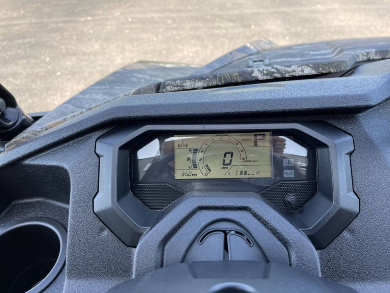 A photo of this 2025 Honda® Pioneer 1000-6 Deluxe Crew TrueTimber Atera Camo