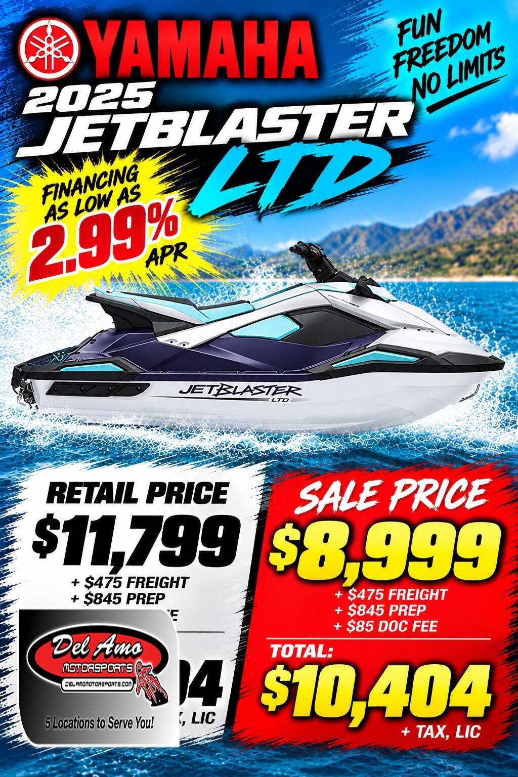 2025 Yamaha JETBLASTER LTD BASE in santa ana CA