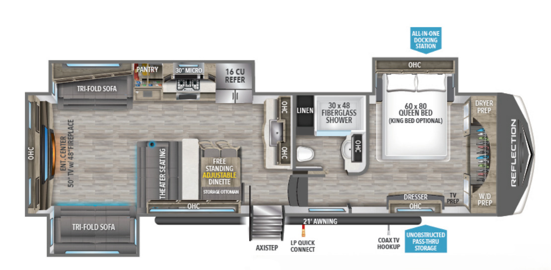 2023 Grand Design Reflection 341RDS in bossier city LA