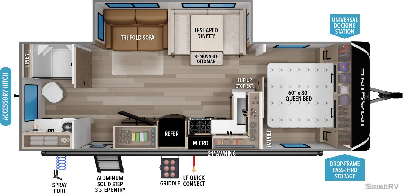 A photo of this 2026 Grand Design Imagine 2600RB