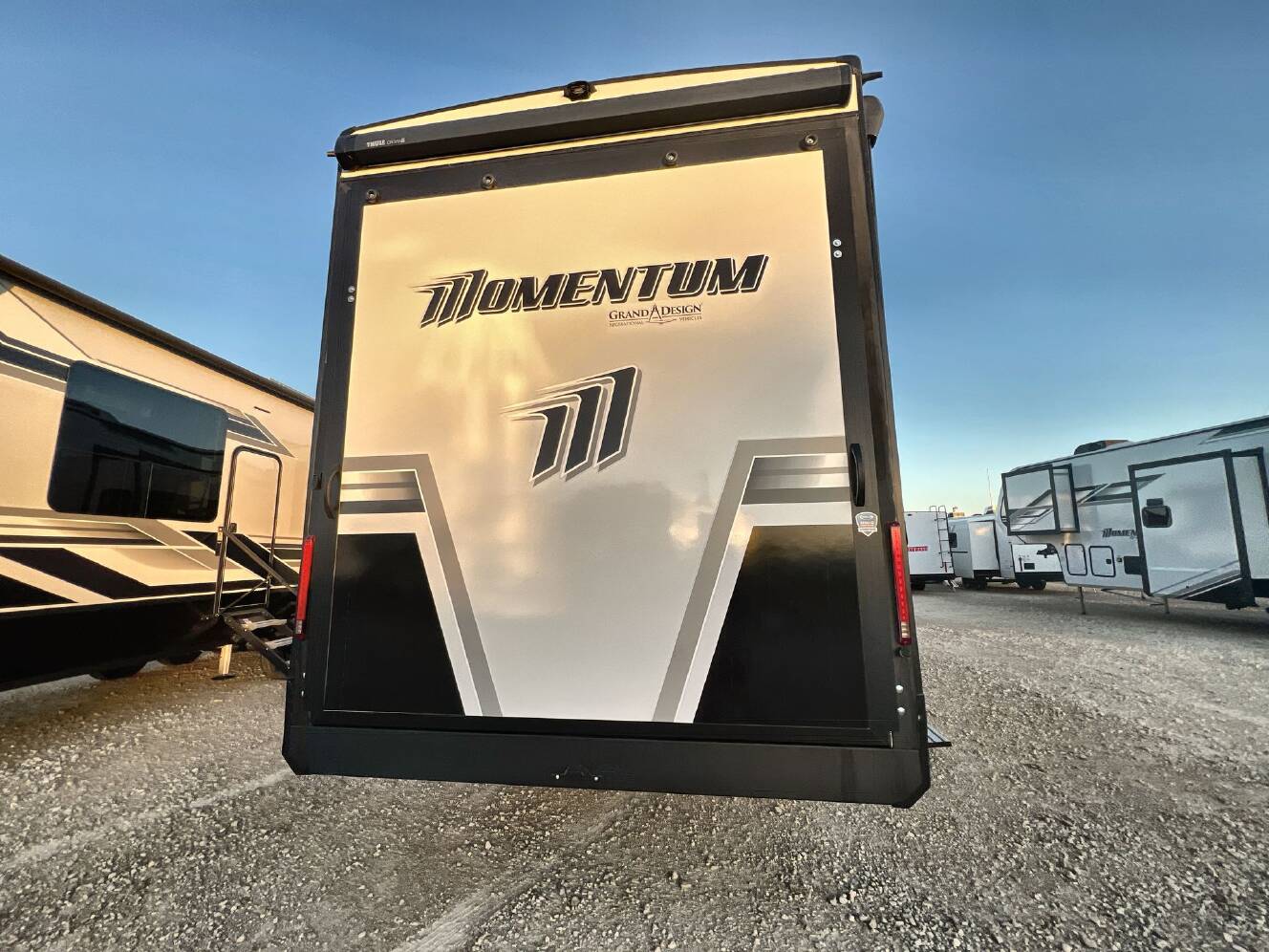 A photo of this 2027 Grand Design MOMENTUM 395MT