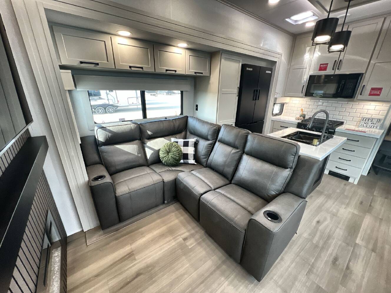 A photo of this 2027 Grand Design MOMENTUM 395MT