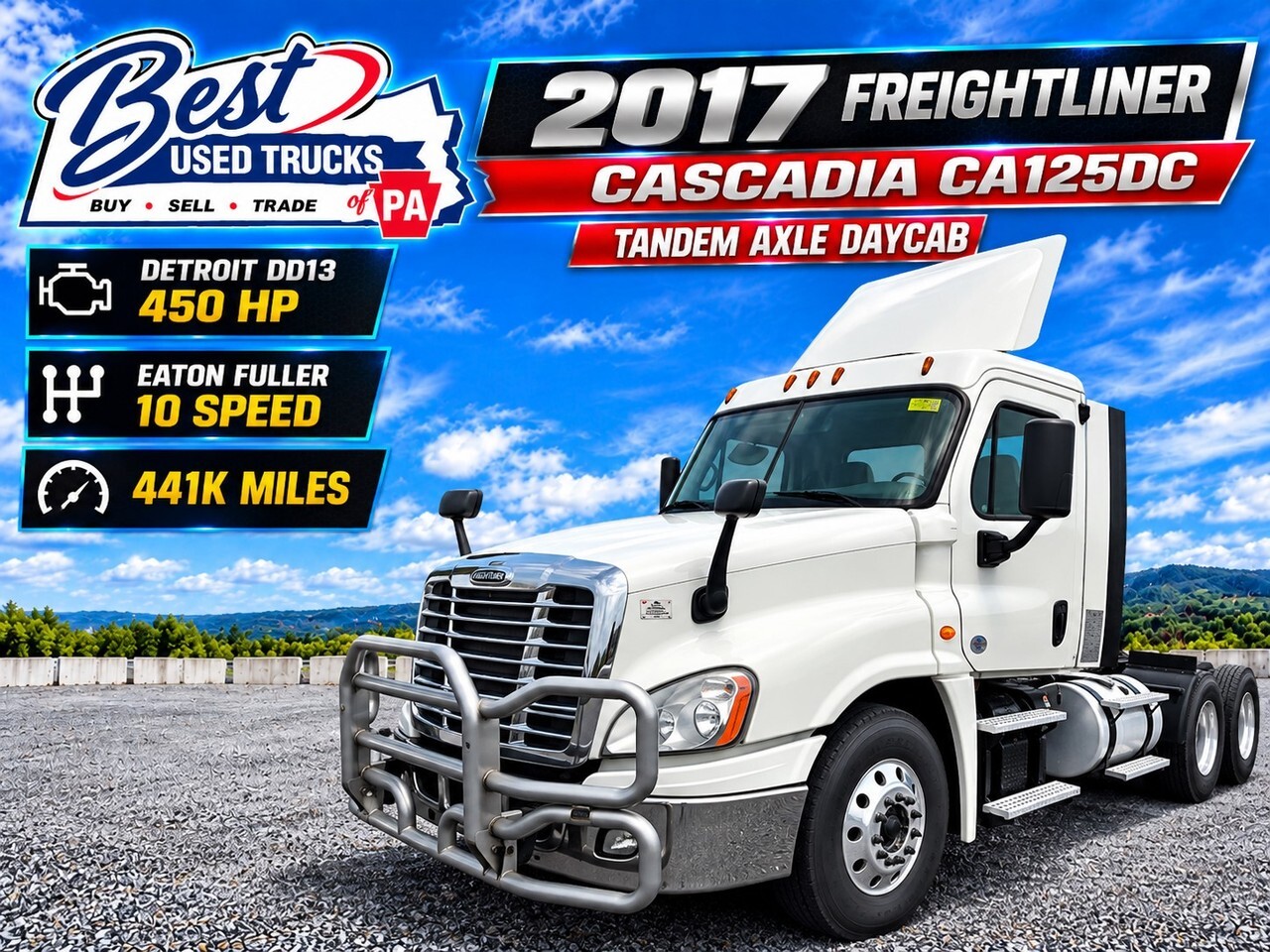 2017 FREIGHTLINER Cascadia CA125DC in Myerstown, PA