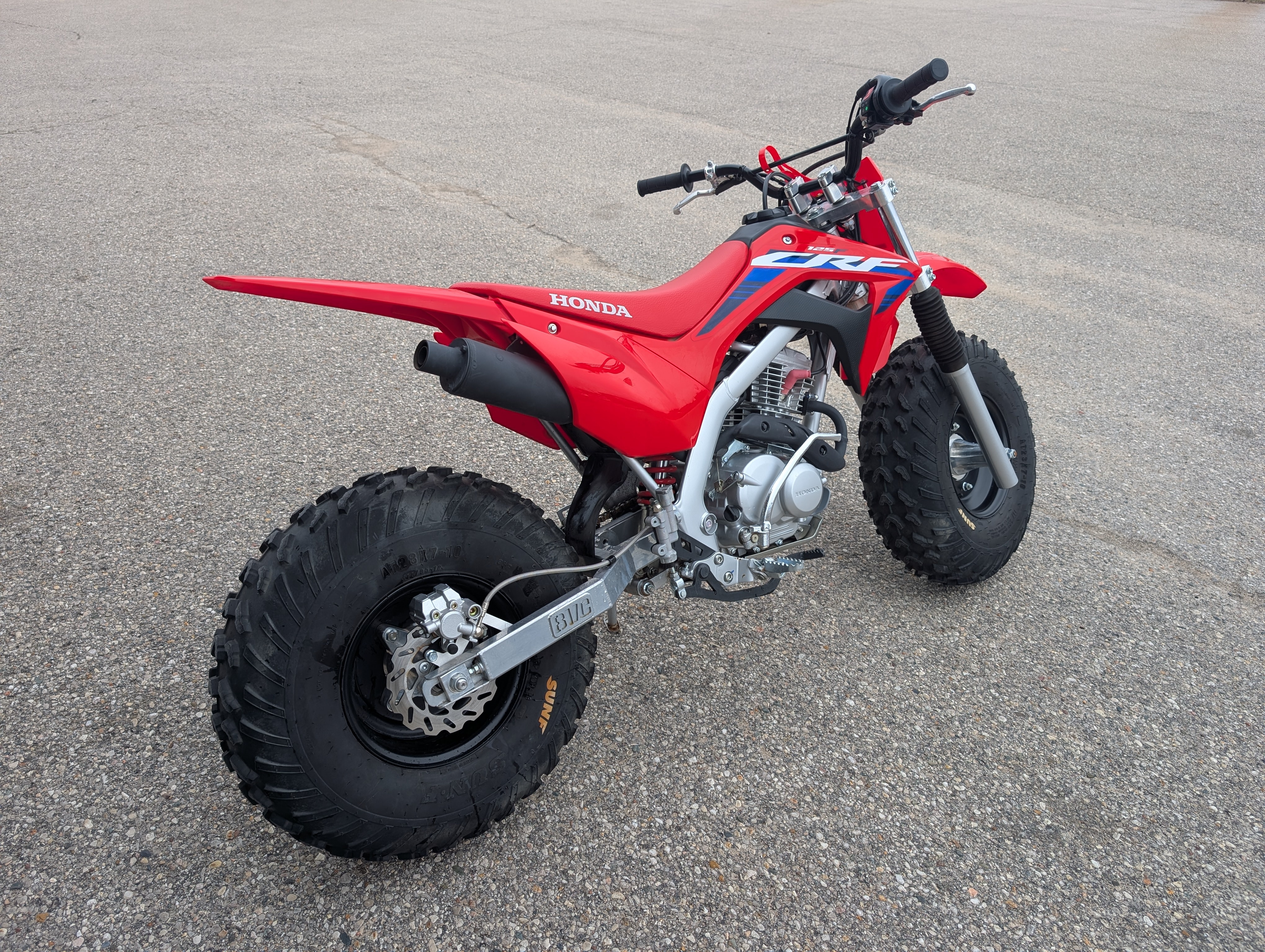 2024 Honda CRF125F with BVC Fat Tire Kit in petoskey MI