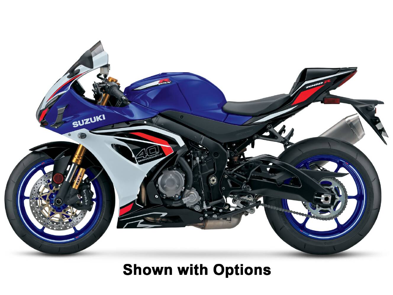 A photo of this 2027 Suzuki GSX-R1000R 40th Anniversary Edition
