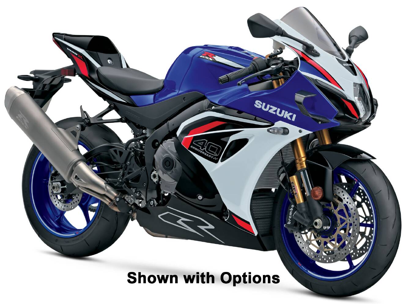 A photo of this 2027 Suzuki GSX-R1000R 40th Anniversary Edition