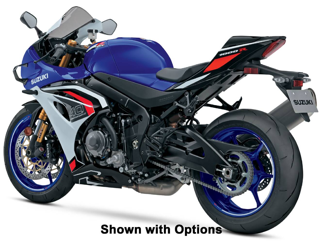 A photo of this 2027 Suzuki GSX-R1000R 40th Anniversary Edition