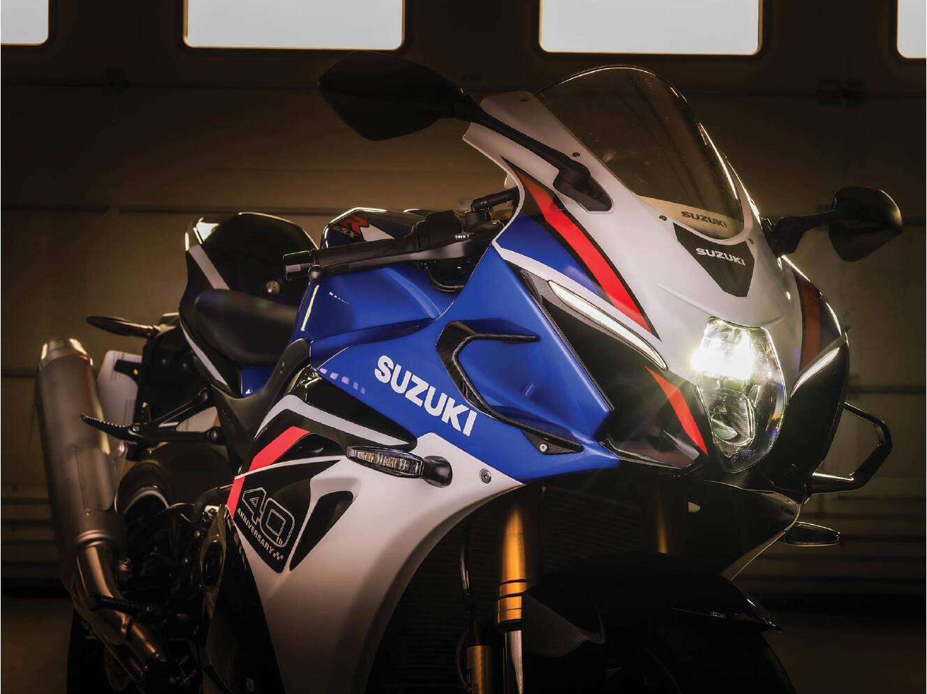 A photo of this 2027 Suzuki GSX-R1000R 40th Anniversary Edition