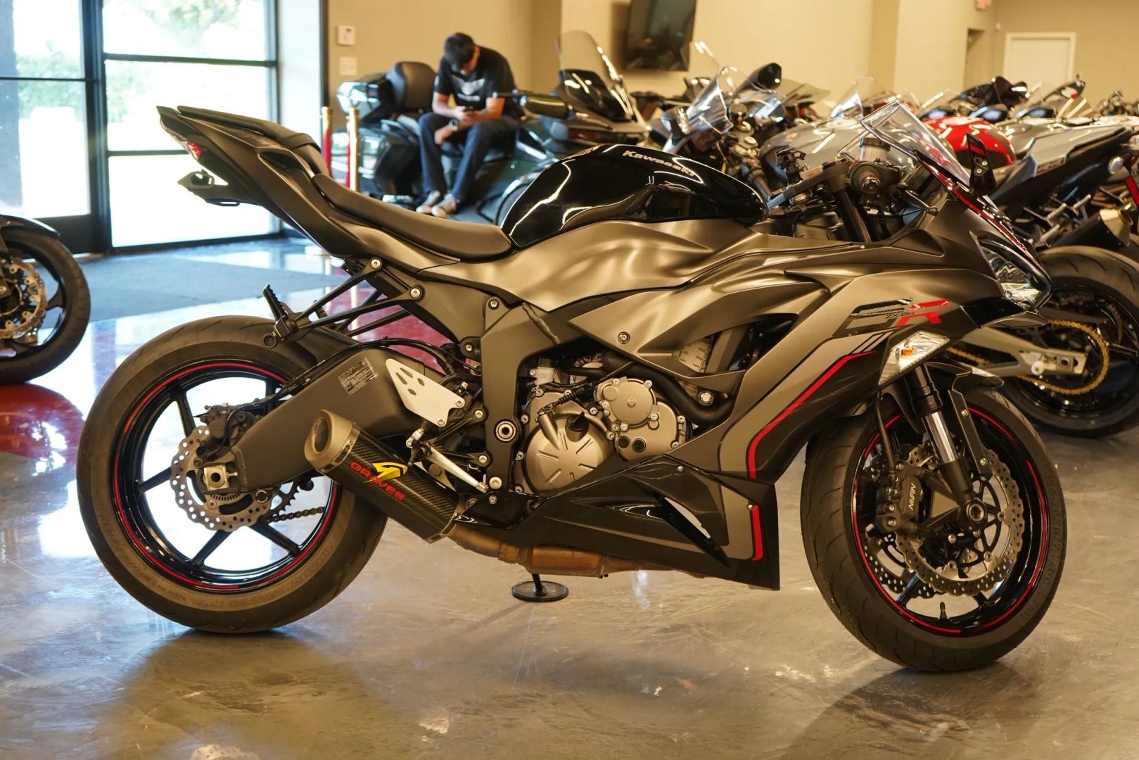 Used 2023 Kawasaki ZX636HPFNN Ninja ZX-6R Base For Sale in Houston