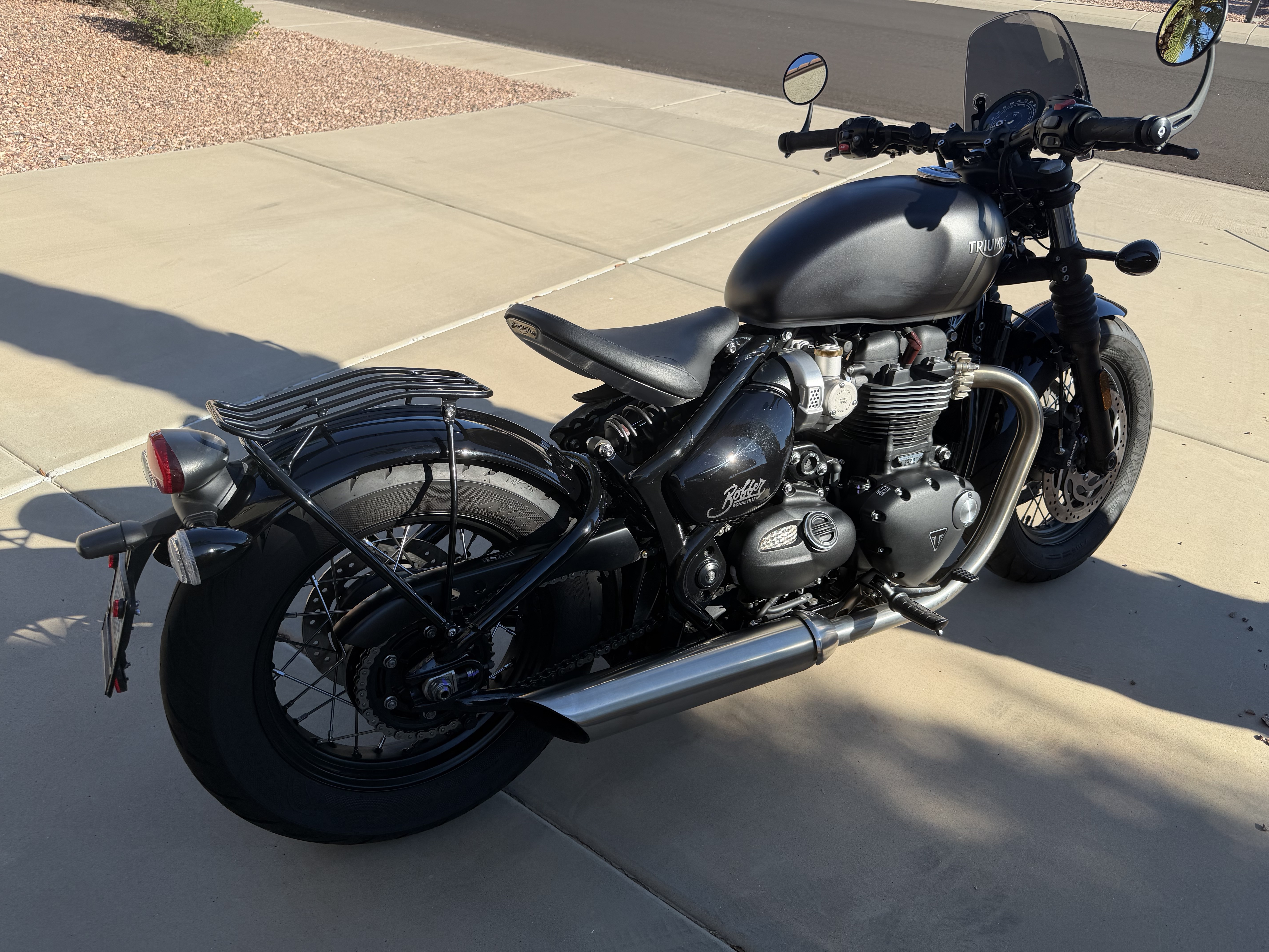 2023 Triumph BONNEVILLE BOBBER BLACK in surprise AZ