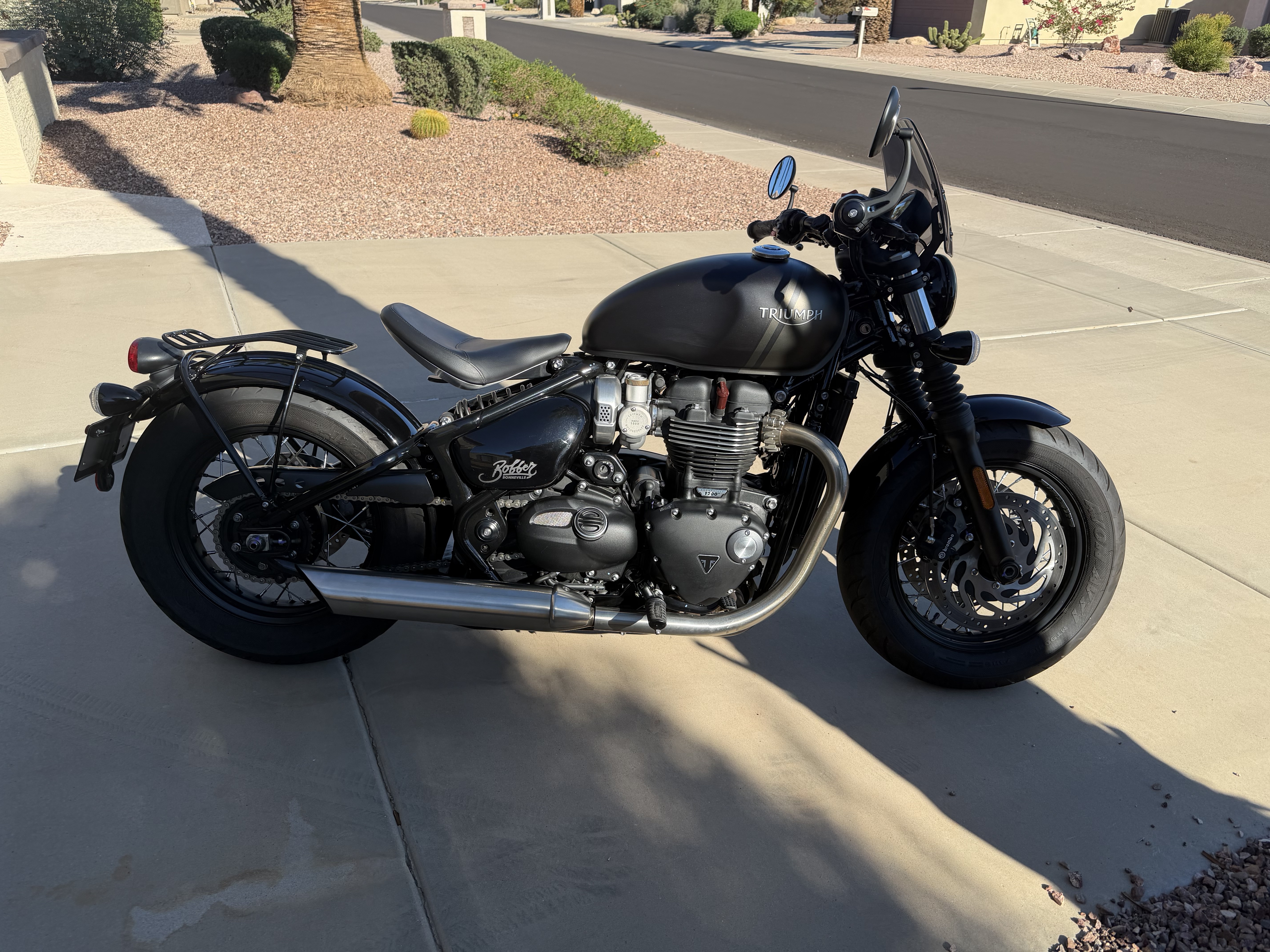 2023 Triumph BONNEVILLE BOBBER BLACK in surprise AZ