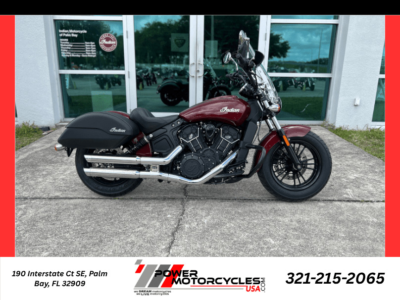 2020 Indian Motorcycle Scout Sixty, Burgundy Metallic W&sol;ABS, 49ST BASE in Palm Bay, FL