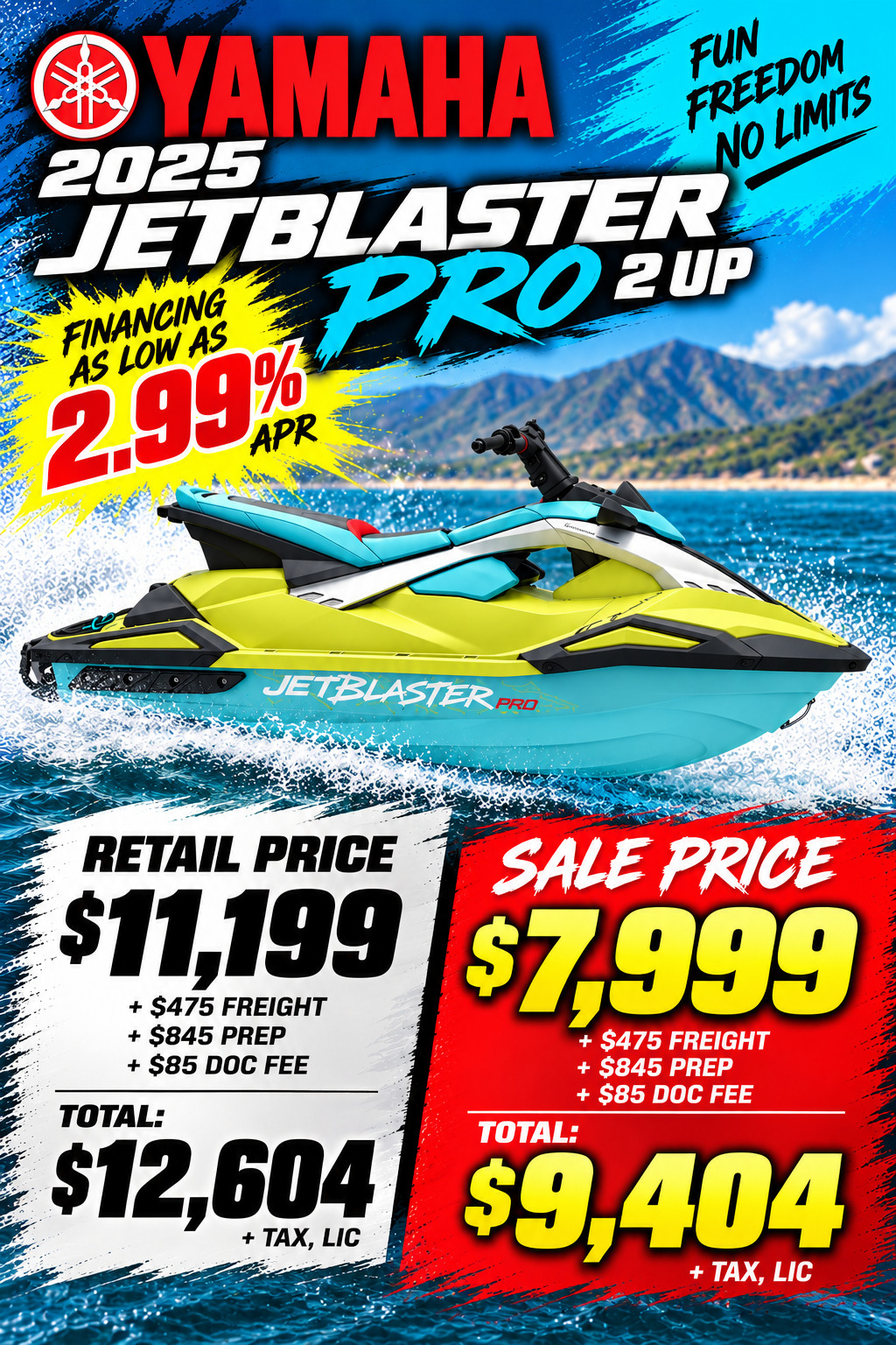 2025 Yamaha JETBLASTER PRO (2UP) in redondo beach CA