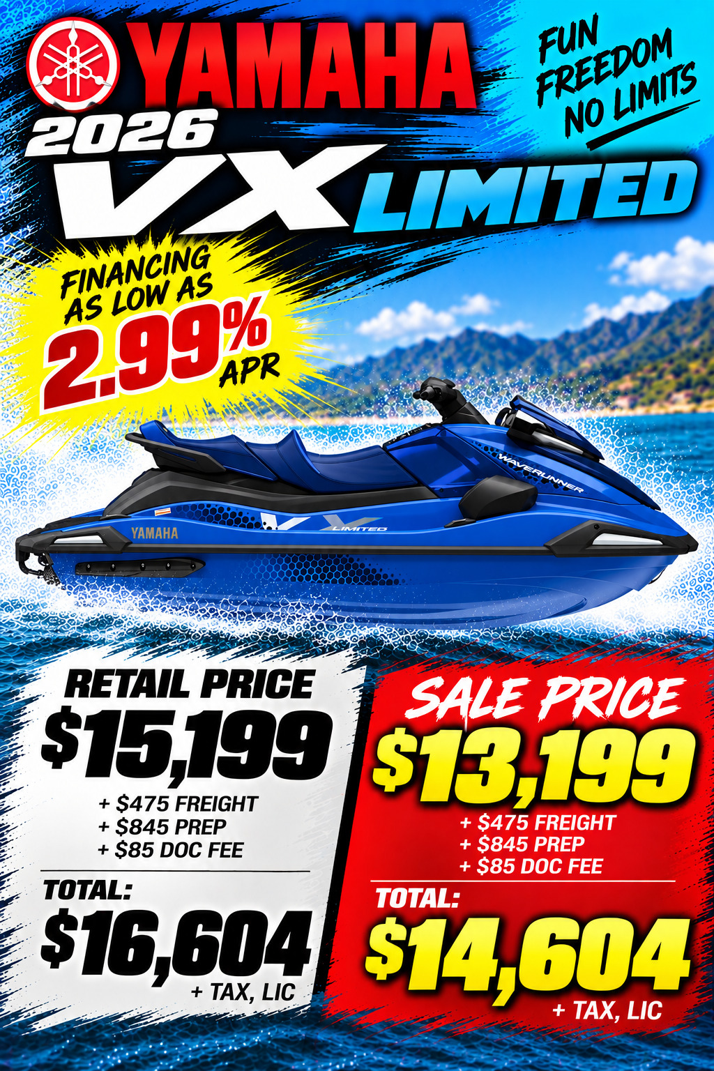 2026 Yamaha VX LIMITED in redondo beach CA