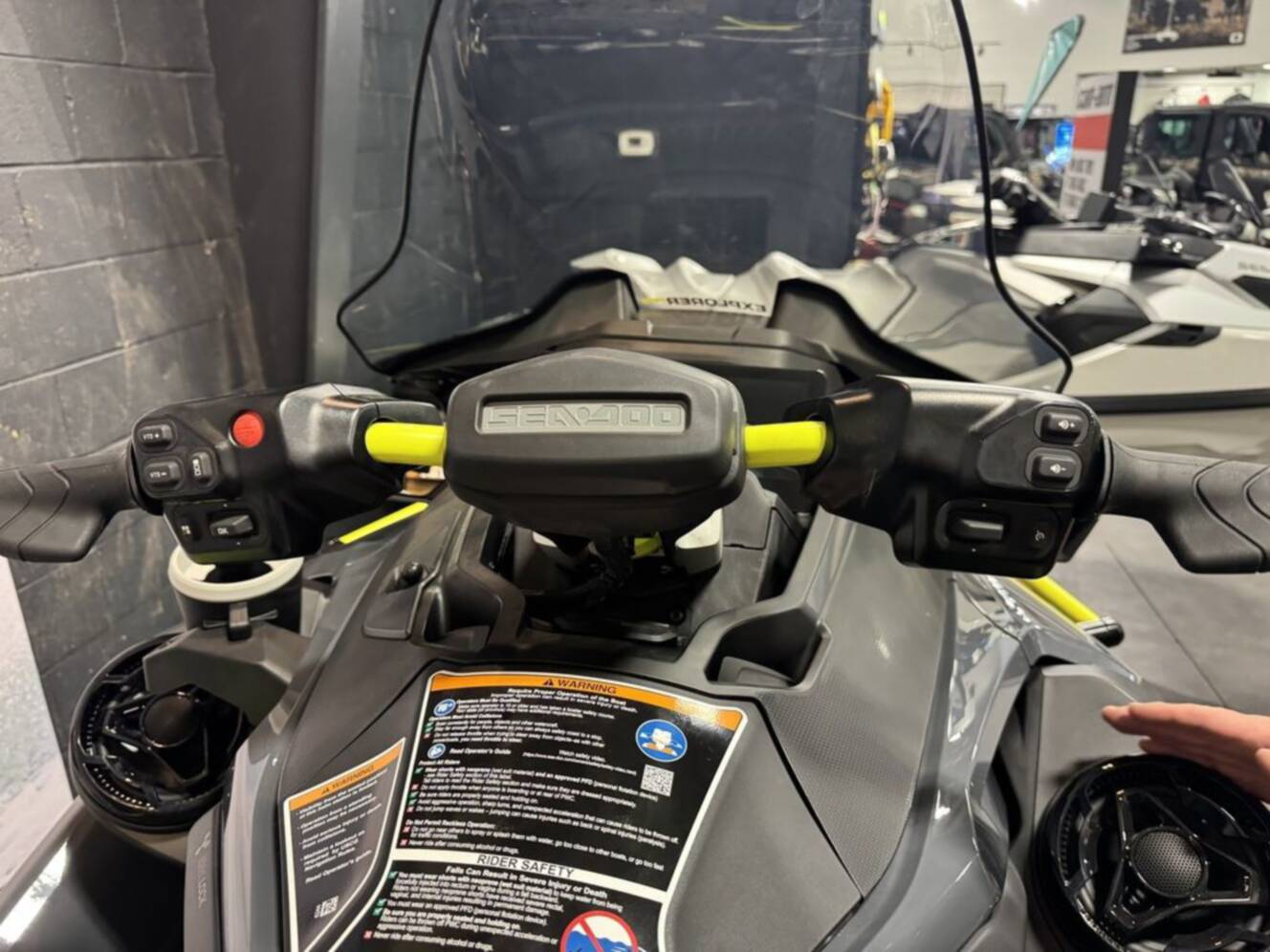 A photo of this 2026 Sea-Doo Explorer Pro 230